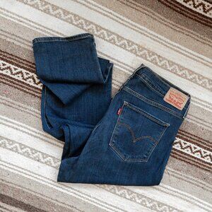 Levi's Denim Women's Size 32 Blue Jeans 724 High Rise Straight Leg Classic